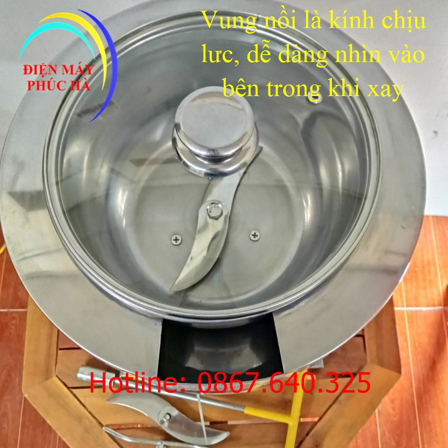 Máy Xay Giò Chả 1Kg Dùng Điện 110V - Inox 304, Xay Mịn