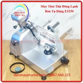 Máy Thái Thịt Đông Lạnh ES250 - Ảnh chất liệu thân máy bằng nhôm đúc chắc chắn, máy nhỏ gọn, dễ dàng di chuyển trong không gian bàn bếp.