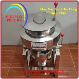 Máy xay giò chả 10kg inox 304