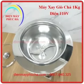 Cấu tạo của Máy xay giò chả 1kg dùng điện 110v cối xay inox 304