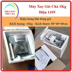 Kiện hàng máy xay giò chả 1kg dùng điện 110V đi các nước Mỹ - Canada - Nhật Bản - Đài Loan
