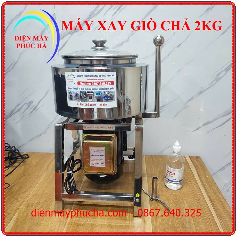 Máy xay giò chả 2kg Điện Máy Phúc Hà