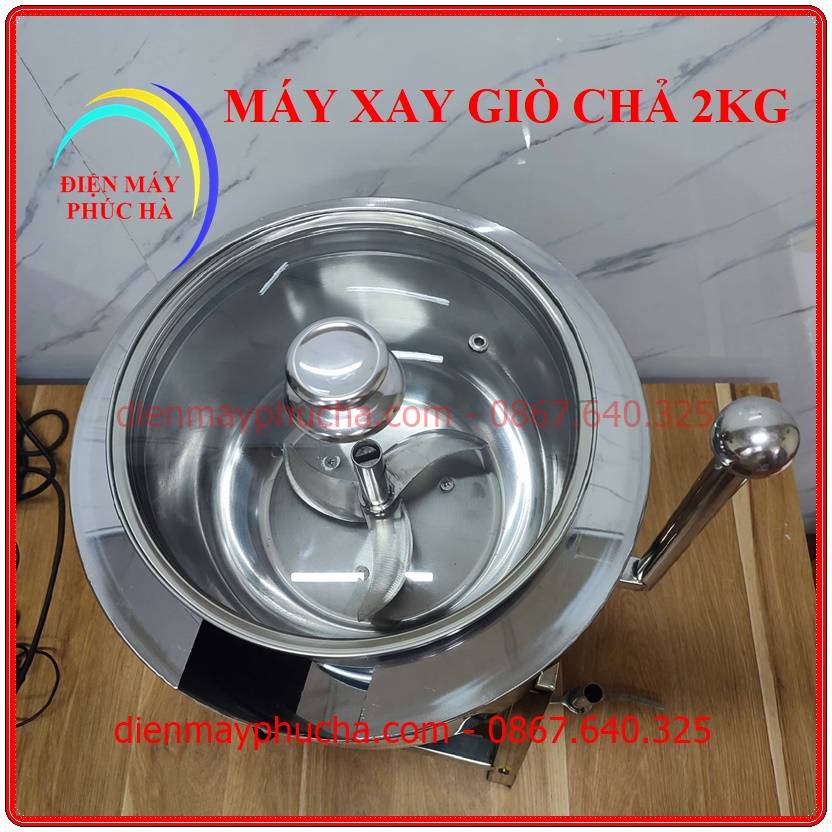 Cấu tạo máy xay giò chả 2kg