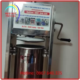 Máy đùn xúc xích 7 lít chất liệu inox 304 có chi tiết thiết kế tối ưu khi sử dụng