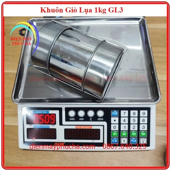 Khuôn đóng giò chả lụa loại 1kg
