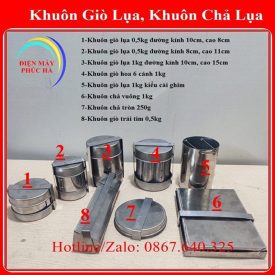Khuôn Giò Chả Inox