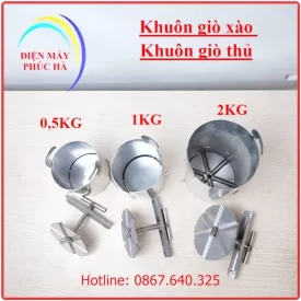 Khuôn làm giò xào giò thủ hình tròn loại 0,5kg 1kg 2kg Inox 201