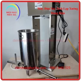 Máy đùn xúc xích 15 lít chất liệu inox 304 có chi tiết thiết kế tối ưu khi sử dụng