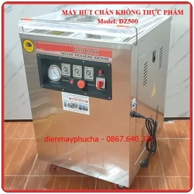 Máy hút chân không công nghiệp DZ500 có buồng hút lớn, không kén túi hút