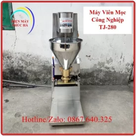 Máy viên mọc công nghiệp chất liệu inox 304 với khung chân chắc chắn
