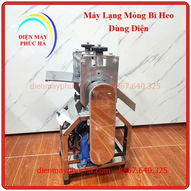 Cấu tạo chi tiết của Máy lạng bì heo dùng điện