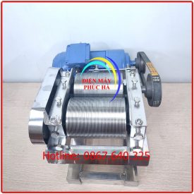 Máy Thái Bì Bằng Điện Khung Inox