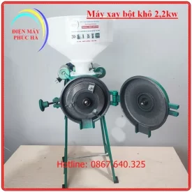 Máy xay bột khô có đầu nghiền được thiết kế tối ưu cho việc xay nhỏ hạt khô