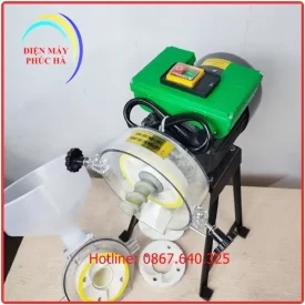Máy xay bột nước đầu meka động cơ 1,5kw có phễu chứa nguyên liệu tiện lợi, dùng để xay bột gạo nước siêu mịn để làm bánh cuốn, bánh ướt