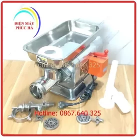 Máy xay đùn thịt cối inox 12 kiểu hiện đại với động cơ bền khoẻ