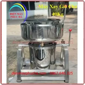 Máy xay giò chả 40kg inox 304