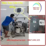 Hướng dẫn lắp đặt máy xay giò chả có biến tần