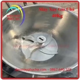 Cấu tạo cối xay máy xay giò chả 40kg Biến Tần 3 pha