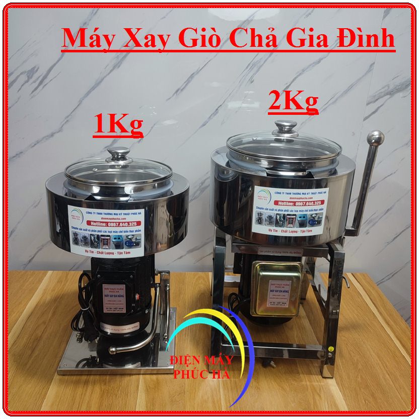 Máy Xay Giò Chả Gia Đình 1Kg 2Kg