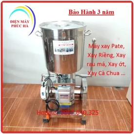 Máy xay đa năng 3kg động cơ 2200w nồi cao 30cm: xay rau má, xay nước sốt, xay riềng sả ớt