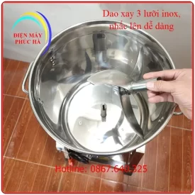 Máy xay đa năng 3kg động cơ 2200w có dao 3 lưỡi dạng dao thả tiện lợi khi sử dụng