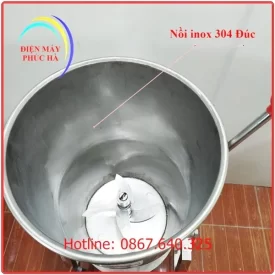 Máy xay riềng công nghiệp 20kg có cối inox 304 được thiết kế tối ưu