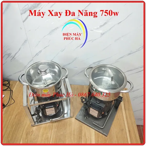 Máy xay thịt kiểu đứng 1kg động cơ 750w có khung chân chắc chắn, nồi xay inox, lưỡi dao sắc bén