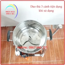Máy xay thịt kiểu đứng 3kg động cơ 2.2kw nhỏ gọn, động cơ khoẻ