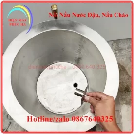 Nồi Nấu Cháo - Nấu Súp - Nấu Nước Đậu Dùng Điện 1 pha hoặc 3 pha, chất liệu inox 201 hoặc 304 tuỳ chọn