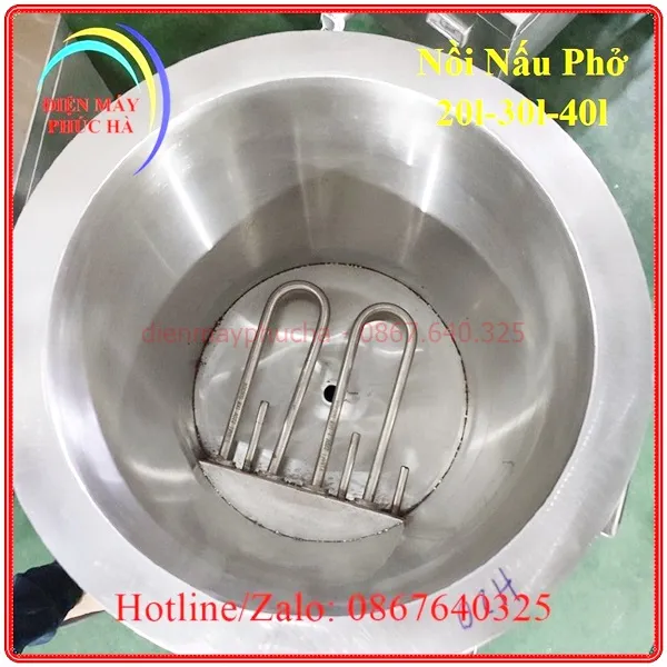 Nồi nấu phở 20 lít-30 lít-40 lít có thanh nhiệt tốt, bền