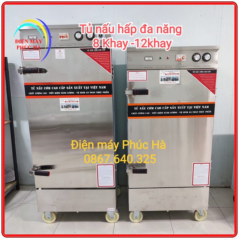 Tủ Hấp Bánh Bao 6 Tầng