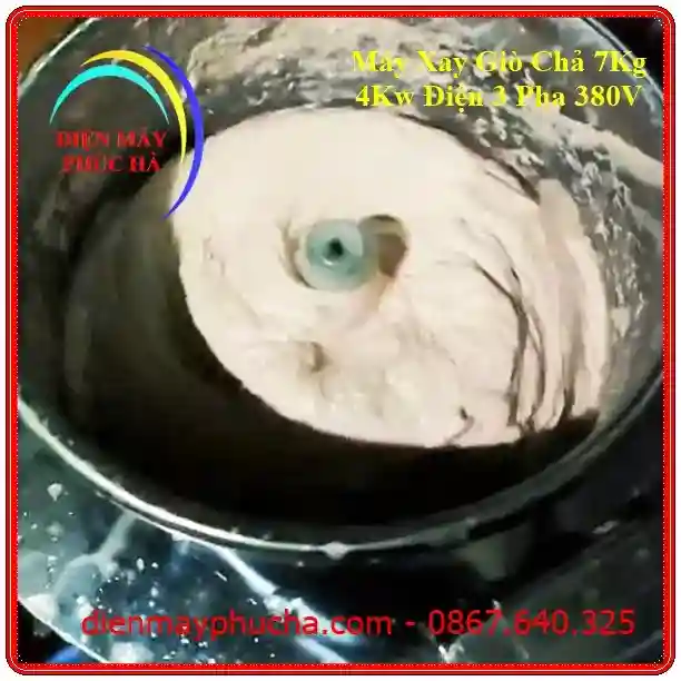 Thành phẩm máy xay giò chả 7kg