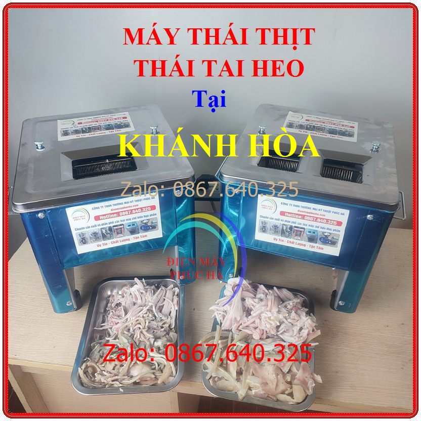 Máy Cắt Thịt Tại Khánh Hòa Cao Cấp Giá Rẻ Lát Thái Đều