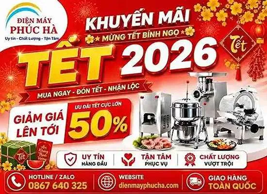 Khuyến mại dịp Tết 2026 tại Điện Máy Phúc Hà