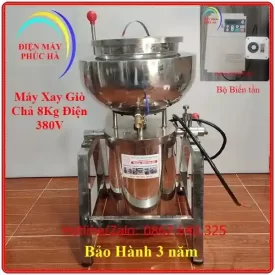 Máy xay giò chả 8kg dùng biến tần 3 pha Điện Máy Phúc Hà