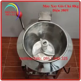 Cấu tạo cối xay máy xay giò chả 8kg