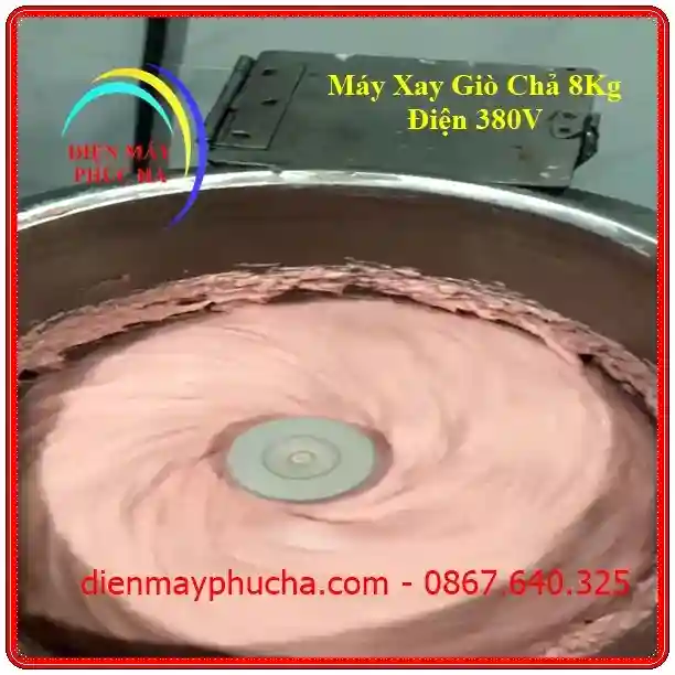 Thành phẩm máy xay giò chả 8kg