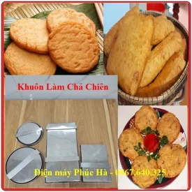 Khuôn làm chả chiên chả cốm bằng inox cho thành phẩm căng tròn