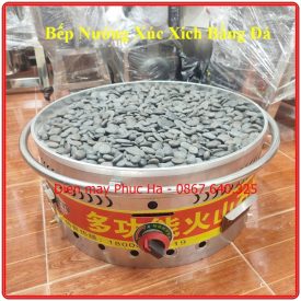 Bếp nướng xúc xích lạp xưởng bằng đá dùng gas