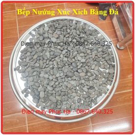 Bếp nướng xúc xích lạp xưởng bằng đá sử dụng tiện lợi