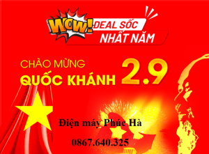 Đại Tiệc Giảm Giá Máy Thực Phẩm Nhân Dịp 2/9/2025