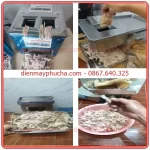 Giá Máy Thái Tai Heo – Cho Cơ Sở Làm Nem, Giò Chả