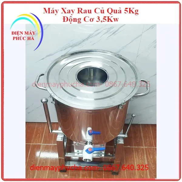 Máy xay đa năng 5kg động cơ 3500w có nồi cao 40cm đường kính 40cm chất liệu nồi inox 304