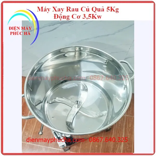 Máy xay đa năng 5kg động cơ 3500w có dao 4 lưỡi dạng dao thả tiện lợi khi sử dụng