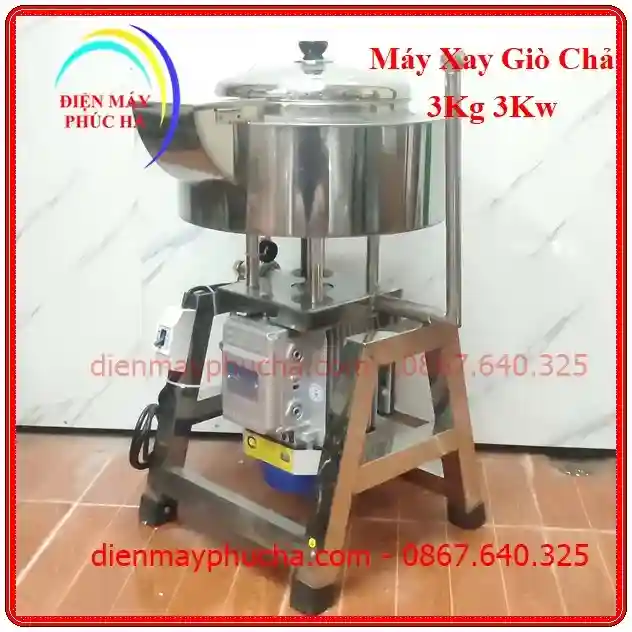 Máy xay giò chả 3kg 3kw Điện Máy Phúc Hà