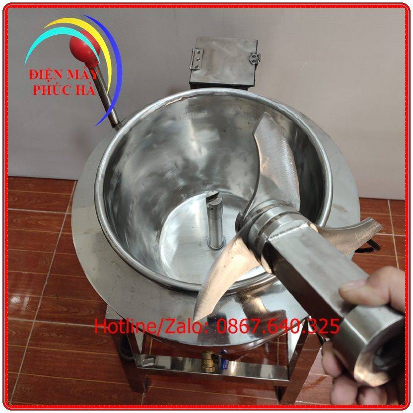 Máy Xay Giò Chả 5Kg Biến Tần 1 Pha – góc chụp 4, cấu tạo chi tiết rõ nét bộ dao xay, vật liệu inox 304 chắc chắn, sắc bén