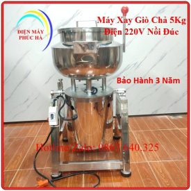 Máy Xay Giò Chả 5Kg Inox 304 – góc chụp 1, cấu tạo chi tiết rõ nét, vật liệu inox, motor khỏe, bền bỉ.