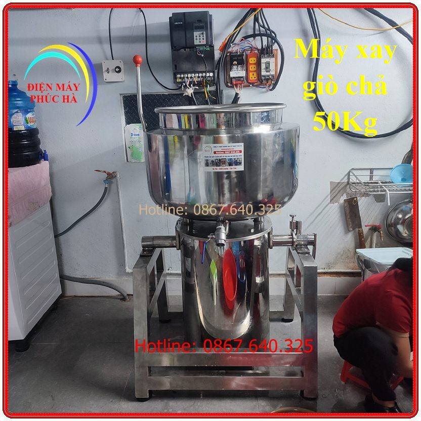 Máy Xay Giò Chả 15kg 20kg 30kg 40kg 50kg 100kg Điện Máy Phúc Hà