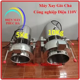 Máy xay giò chả công nghiệp 5kg 7kg 10kg 15kg 20kg dùng điện 110v cối nghiêng