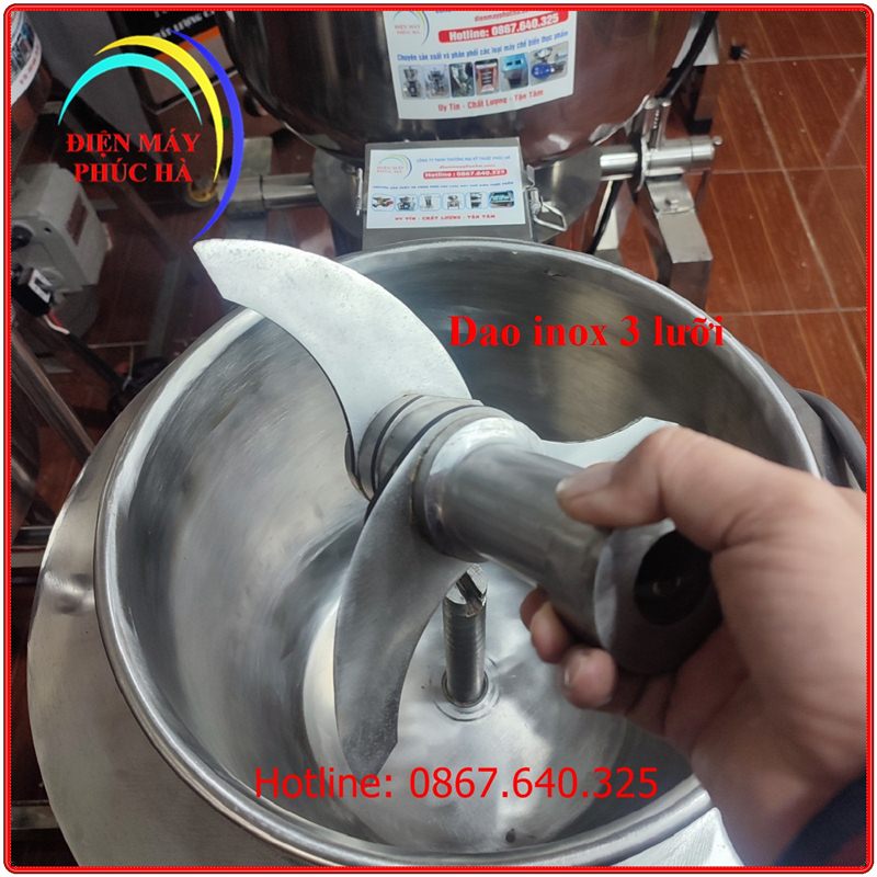 Cấu tạo máy xay giò chả công nghiệp dùng điện 110v